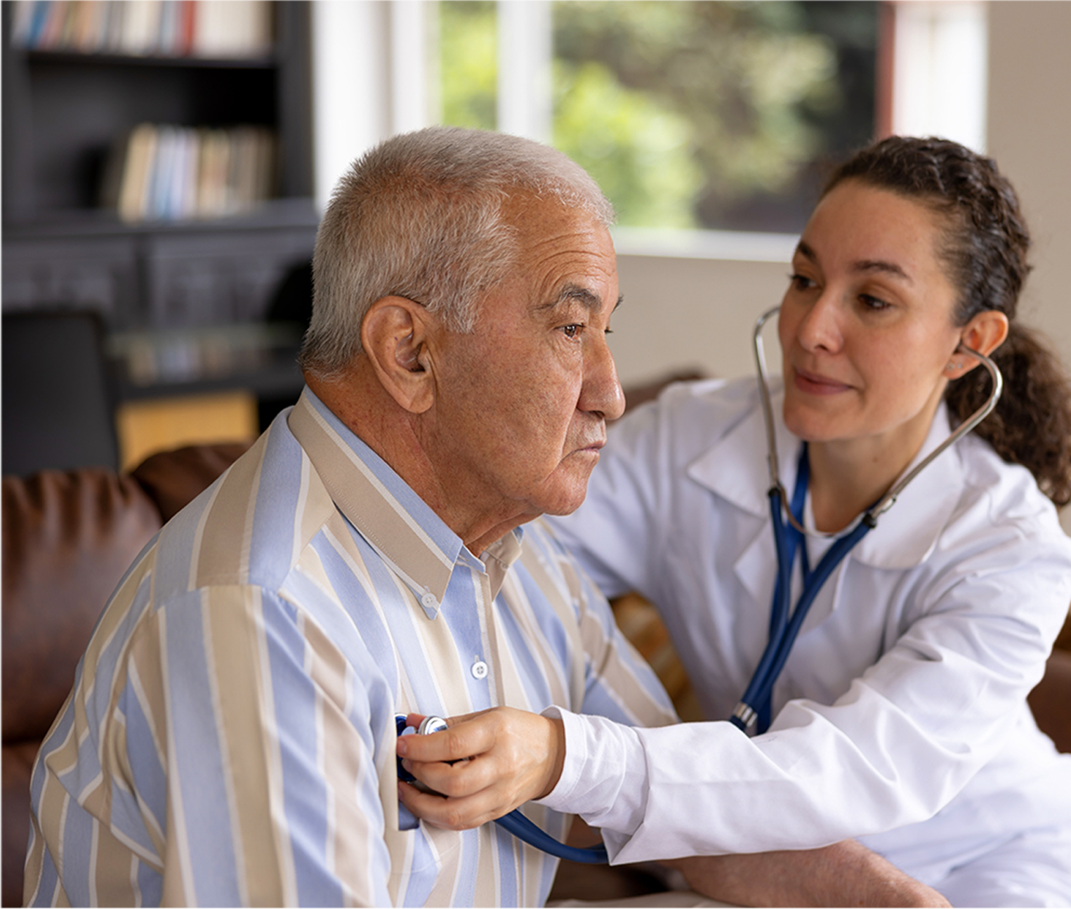 Doctor checking patient